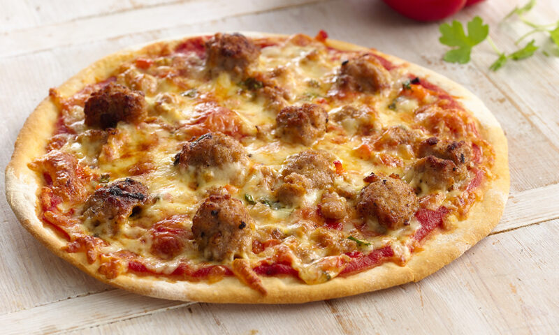 Italian sausage pizza